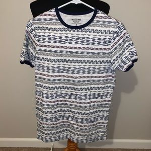 🔵🔹 Mens Patterned TShirt 🔹🔵